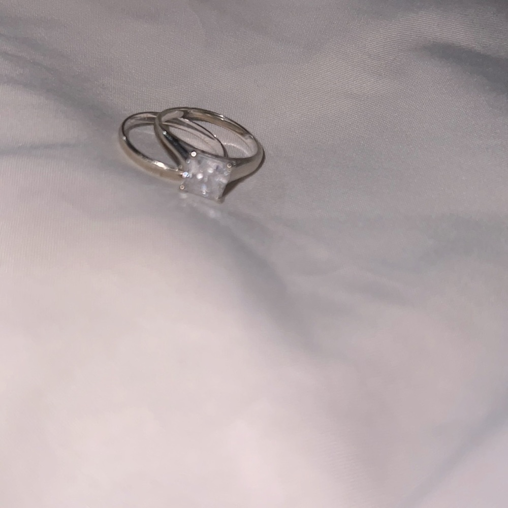 Wedding Ring Engagement Bridal Set